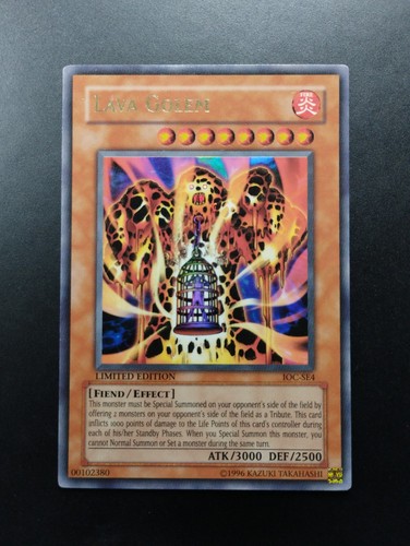 Yugioh 2005 lava golem - yugioh,