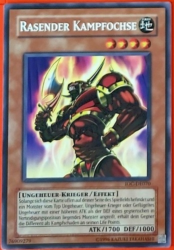 Yugioh 1x rasender - yugioh,