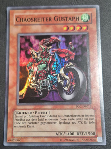 Yugioh chaosreiter gustaph - chaosreiter,