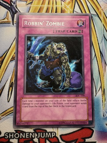 Yugioh robbin zombie rare - yugioh!,