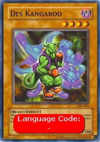 Yugioh des kangaroo - yugioh,