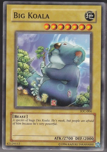 Big koala common - yu-gi-oh,