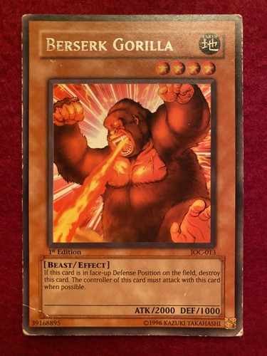 Berserk gorilla - yu-gi-oh!,