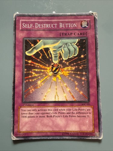 Oh self destruct - yu, gi