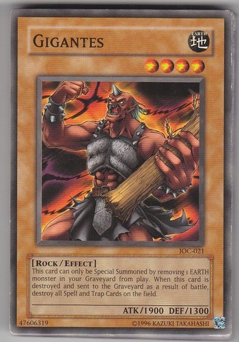 Gigantes common - yu-gi-oh,