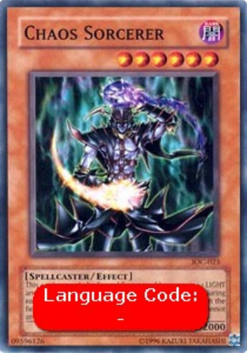 Yugioh chaos sorcerer - chaos,