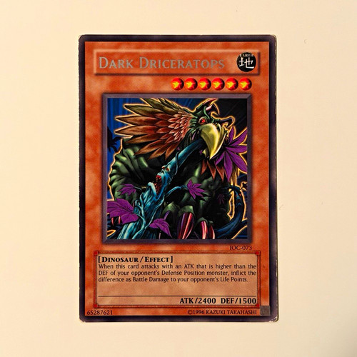 Yugioh dark driceratops ioc - dark,